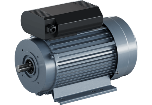 Single-phase cleaning machine motor